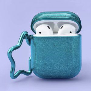Airpod Hardshell Case Glitter, Teal